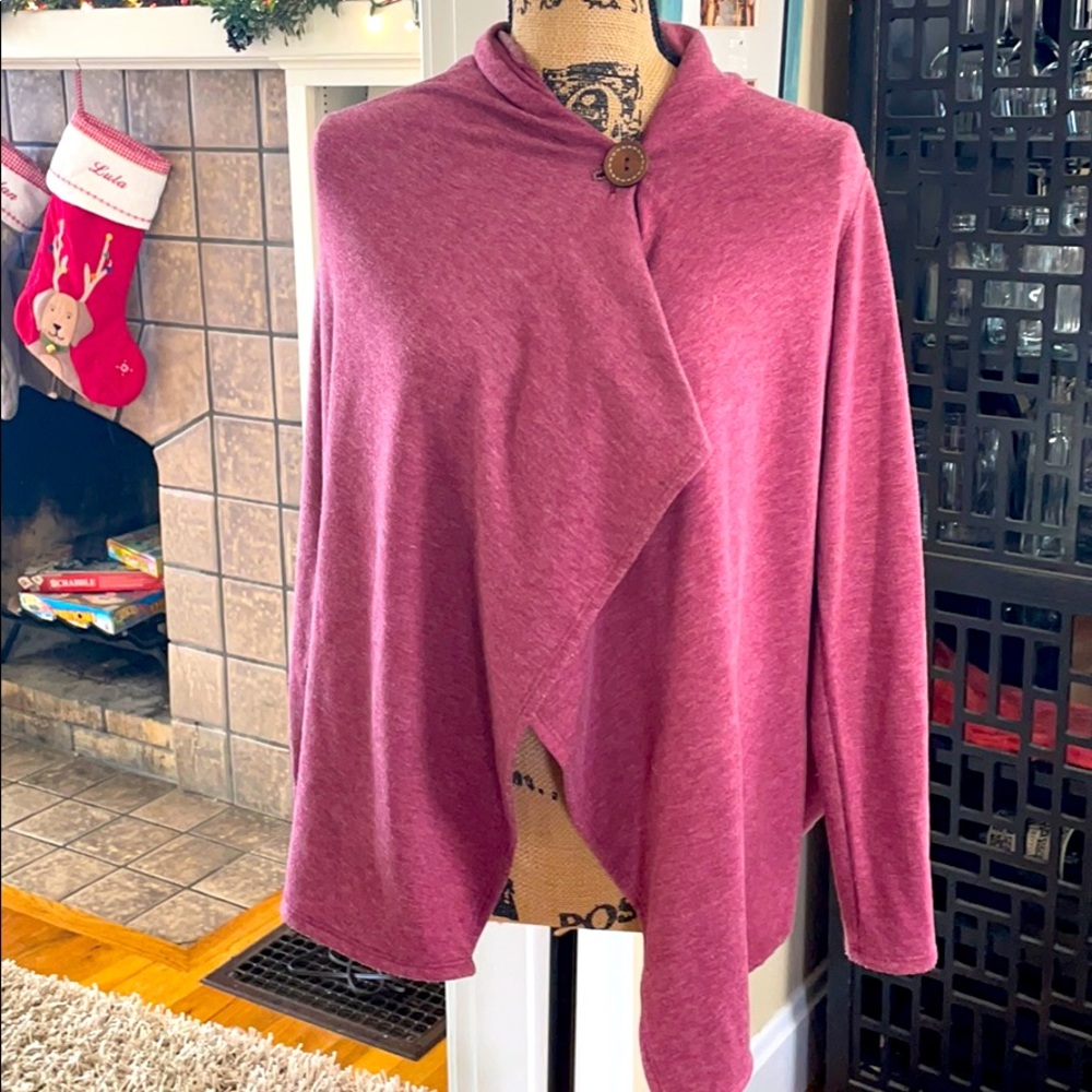 Bobeau long sleeved Shaw/sweater